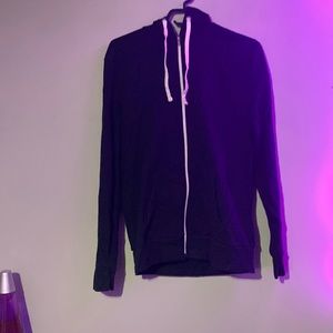 Mens Navy Blue Zip Up size M